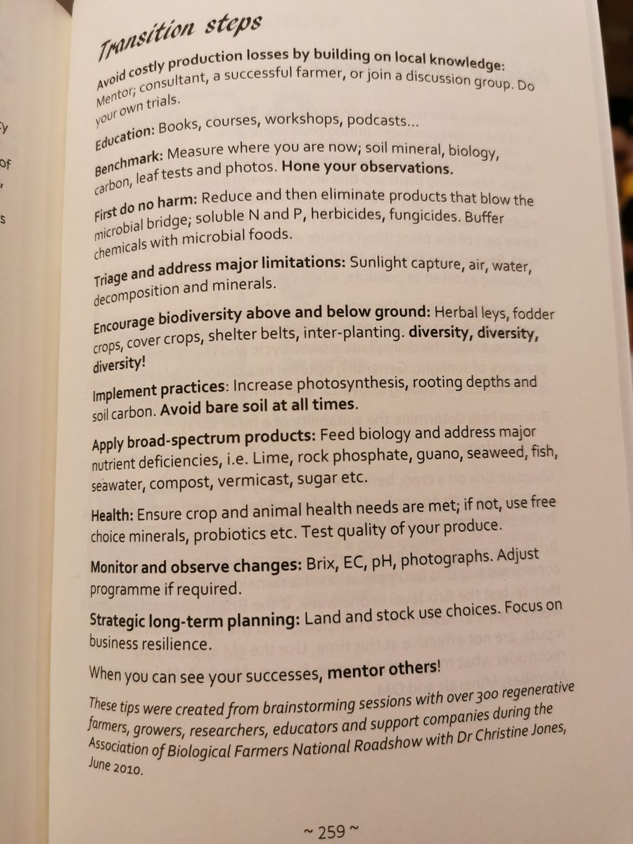 davebeechersoil's tweet photo. #BioFarm2020
Fantastic 5 Days with @NatOrgSkill
To many take home message to do them justice in a tweet, instead I turn to Nicole Masters book 'For The Love of Soil' which shares Dr Christine Jones steps on transitioning to #BiologicalFarming.
#DIVERSITY #DIVERSITY #DIVERSITY https://t.co/iIH4ZEnrHj