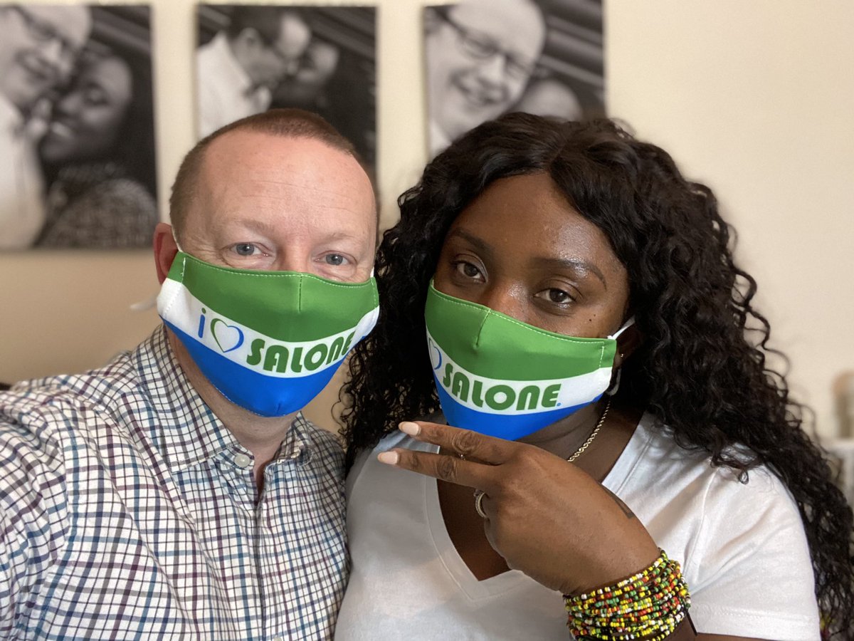 DonJMarshall's tweet photo. If you are gonna mask up then mask up in style #ilovesalone #salone #SaloneTwitter #facemask https://t.co/V3fZIVI204