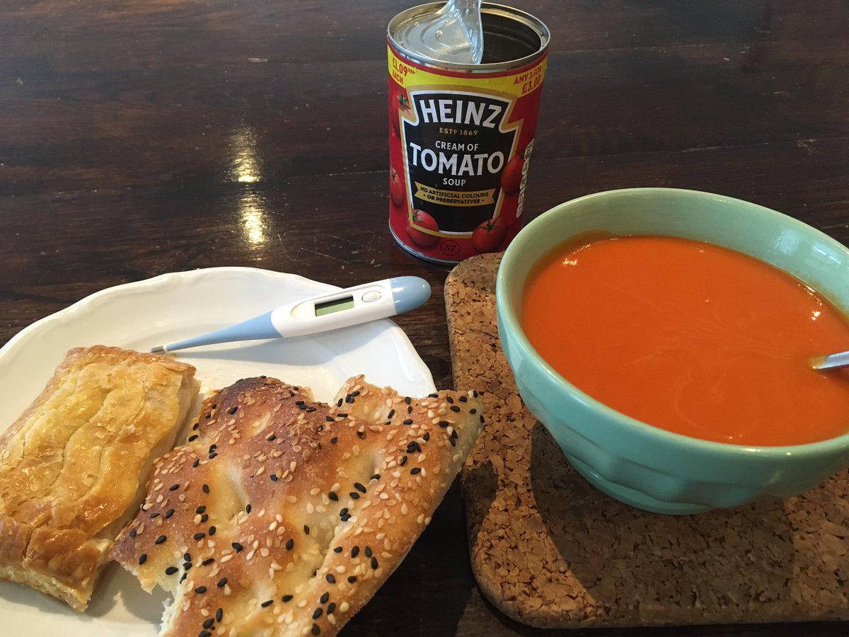 rathersharp's tweet image. My Covid Home Test kit! Big thanks to @KraftHeinzCo Heinz Tomato Soup. As soon as the flavour was not up to it’s usual delectable level, I got a test booked. It came back positive! #COVID19 #hometesting #tomatosoup4life