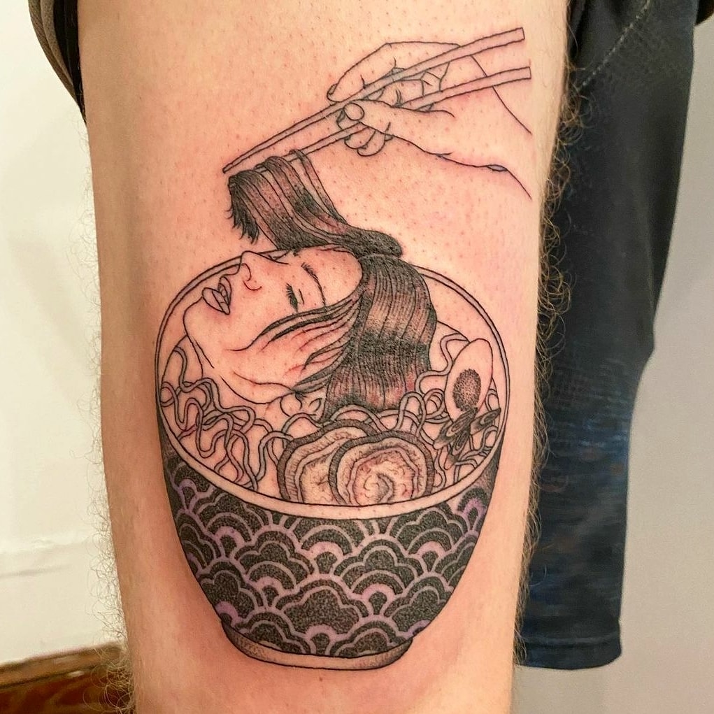 Share 66+ ramen noodle tattoo in.eteachers