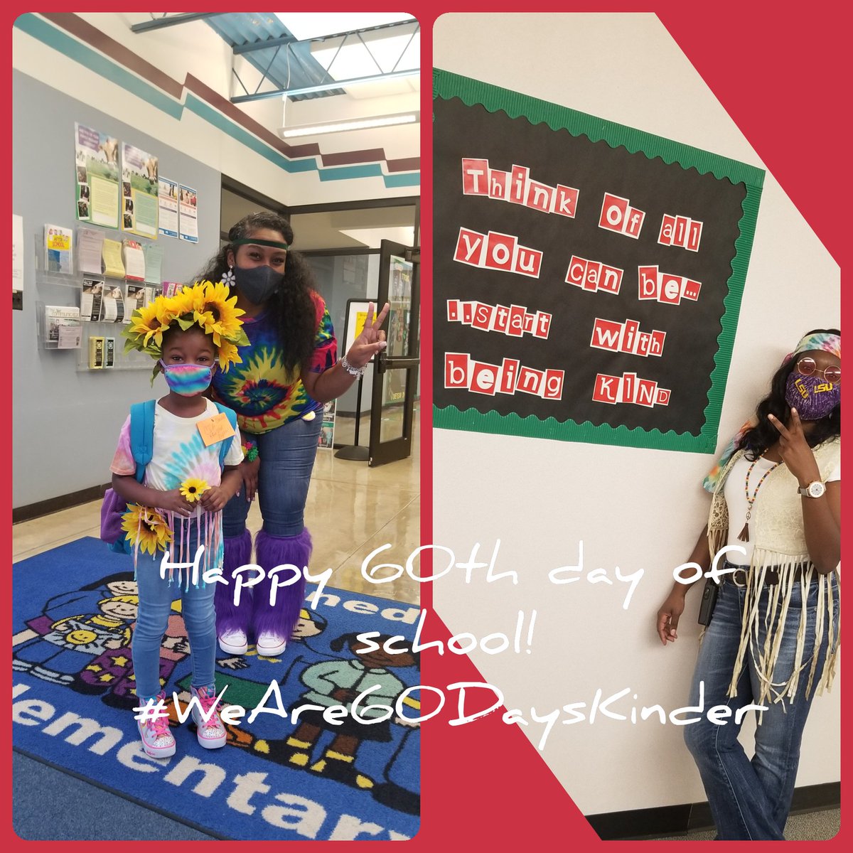 TseCougs's tweet photo. Cougars ending the week by celebrating the 60th day of school and being 60 days KINDER! @KennedyCougs #60thdayofschool #worldkindnessday2020 #kindnessbeginswithme #kindness365 #charactercounts https://t.co/nCy17ASAka