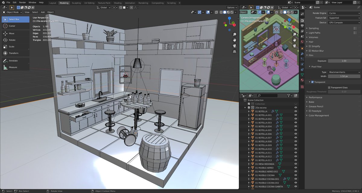 Un pequeño proyecto de práctica en el que estoy trabajando.

#b3d #modelado3d #blender3d #freelancer #3D