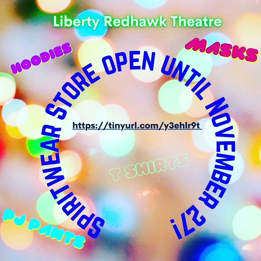 We've got your hoodies, tees, flannel PJ bottoms and MORE at the Liberty Redhawk Theatre Spirit Wear Store! But hurry! The store is open for a limited time this month. Order by the NOV. 27 DEADLINE to get your items in time for the holidays!
moonlightthreads.com/product-catego…