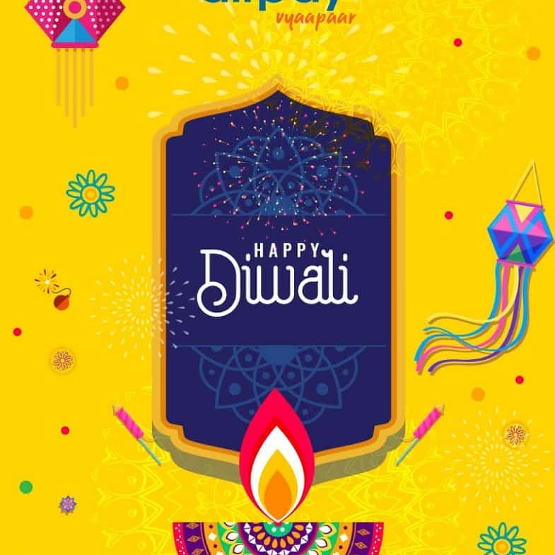 Noticed ur phone got heavier with this sms?
Thats bcoz it contains loads of love, affection and
Prayers to keep u happy this Diwali.
HAPPY DIWALI!!!!!#airpayvyaapaar