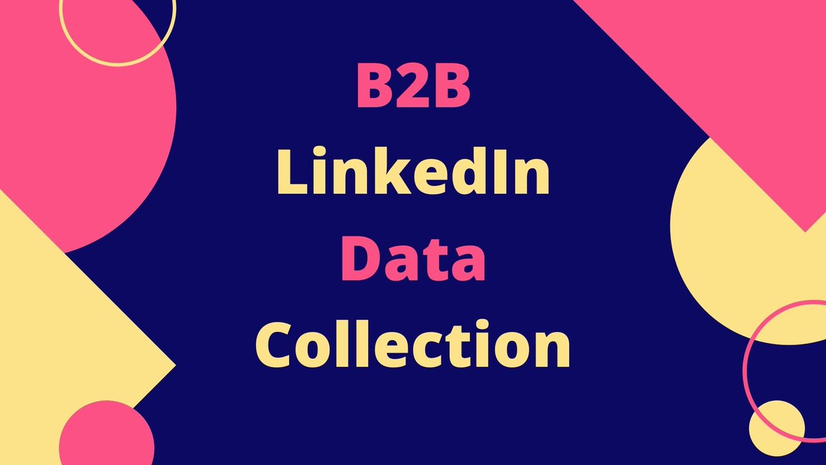 AzomAzrin's tweet photo. B2B LinkedIn Data Collection Services.
#B2B_Lead_generation #Linkedin_Lead_Generation #Targrted_Leads #Email_list #Lead_generation #Content_creator #Remote_job #covid-19 #Freelancer #Fiverr (1)
https://t.co/ZPf1A3aTqQ https://t.co/zXEjK1JMl2