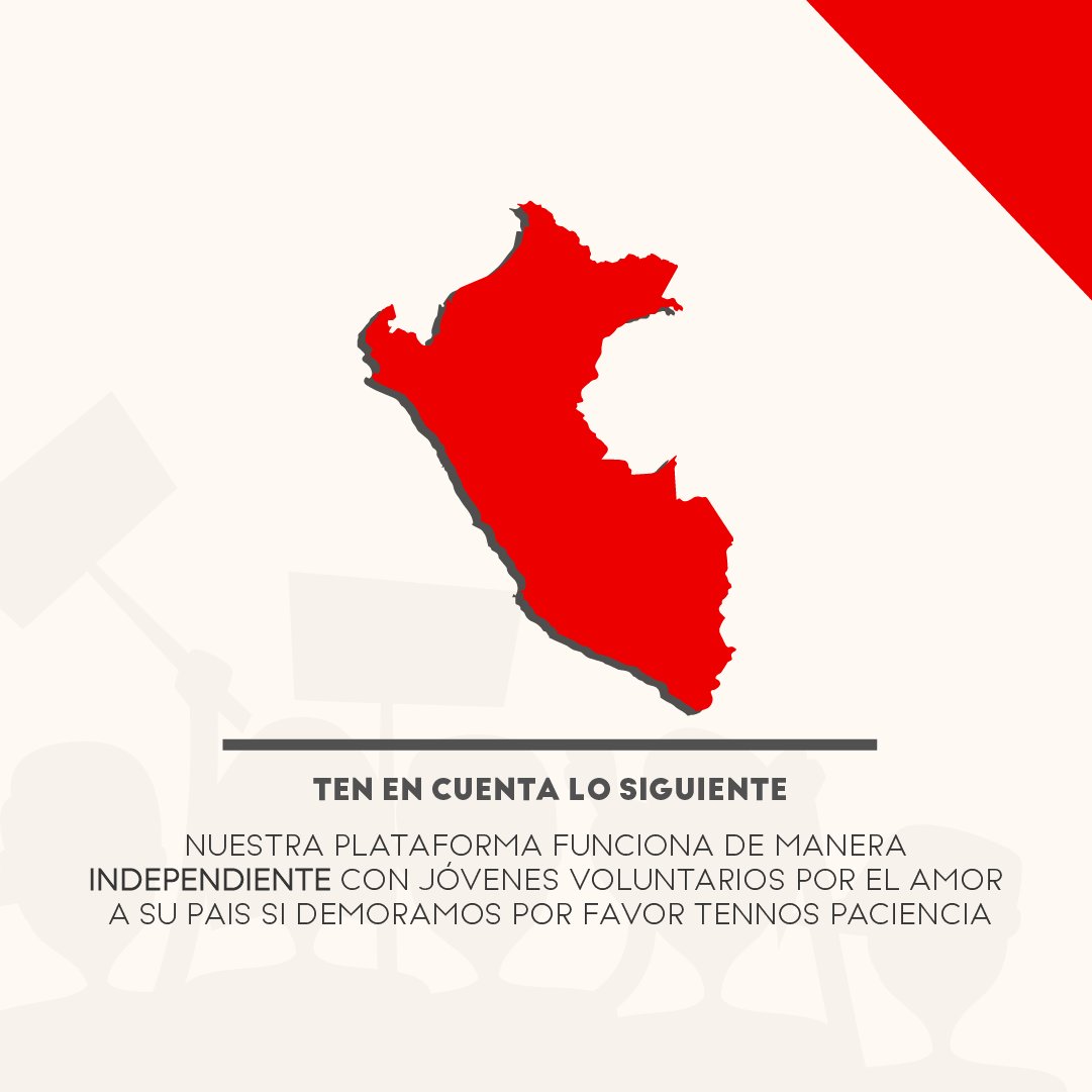 sosmarchaperu's tweet photo. ¡Hola! 

Somos una iniciativa liderada por jóvenes que ha decidido  tomar acción y ayudar de intermediarios/as de manera que quienes salen a defender al país puedan acceder a apoyo legal o medico en tiempo real si lo necesitan.

¿Cómo funcionamos? Mira las fotos

RT PARA DIFUNDIR https://t.co/U72NUJUgH9