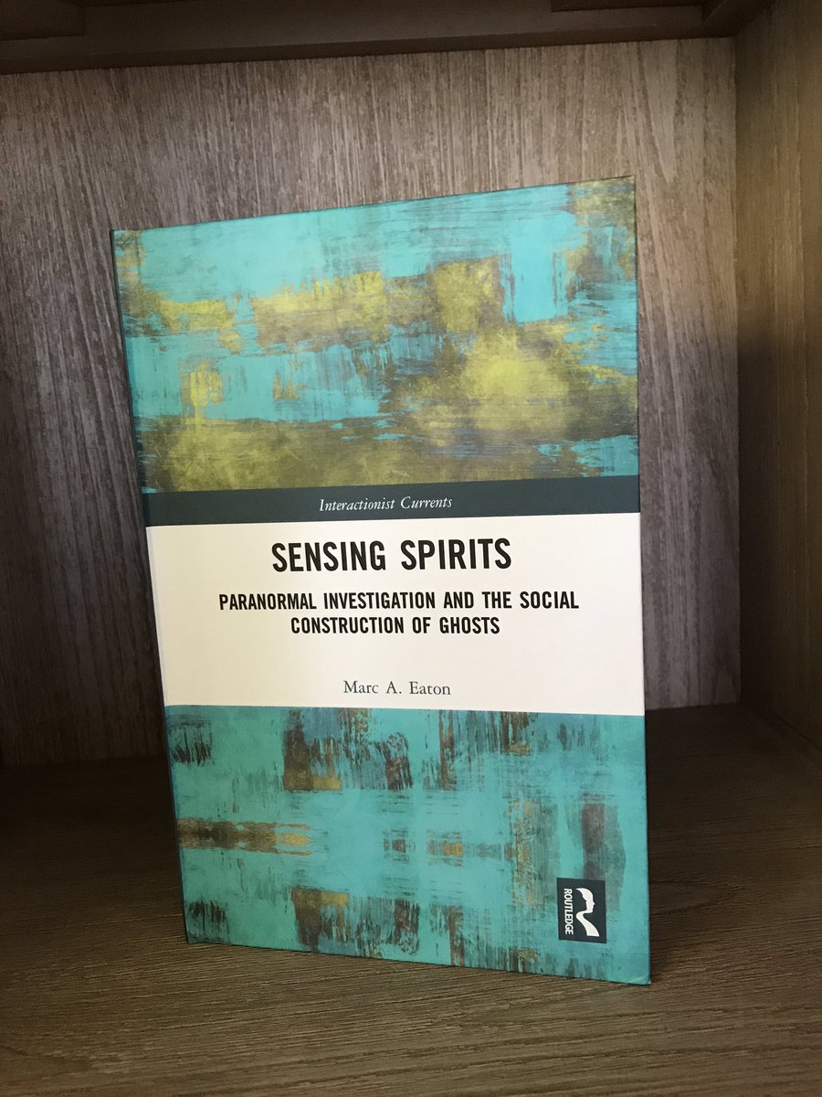 MarcEaton15's tweet photo. Friday the 13th is an appropriate day to announce the publication of my book, Sensing Spirits! It offers an inside look at the practice of #paranormal investigation (aka #ghosthunting). You can find it at: https://t.co/zr8RjyRP93 @routledgebooks https://t.co/MwpHF4TI0s