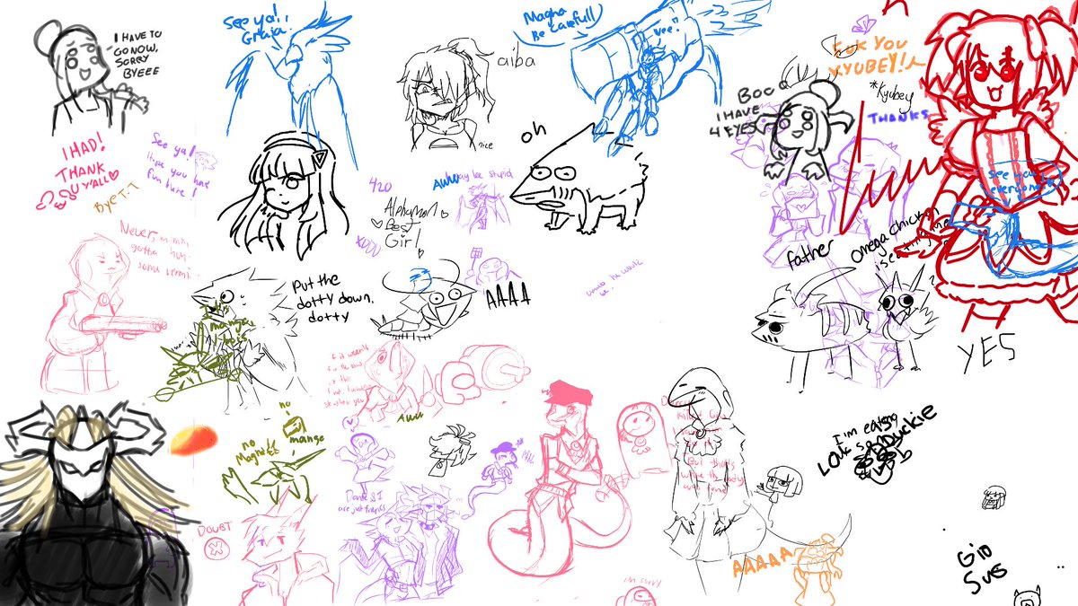 TSLdraweveryday's tweet photo. Thank you all for drawing with me! I had a lot of fun and hope those who was apart of this Aggie. io also had fun! First time doing something like this and I might do another one in the future.
…
#digitaldrawing #drawwithfriends #fun #doodles #silly https://t.co/jI7dfPX6WR