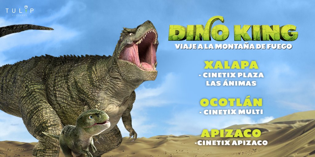 TulipPicturesmx's tweet photo. ¡#FindeSemana en familia para ver #DinoKing!
🎟 Consulta la cartelera de #Cinetix y no te pierdas el Viaje a la Montaña de Fuego 🔥
#xalapa #ocotlan #apizaco https://t.co/C5gvKRdOty