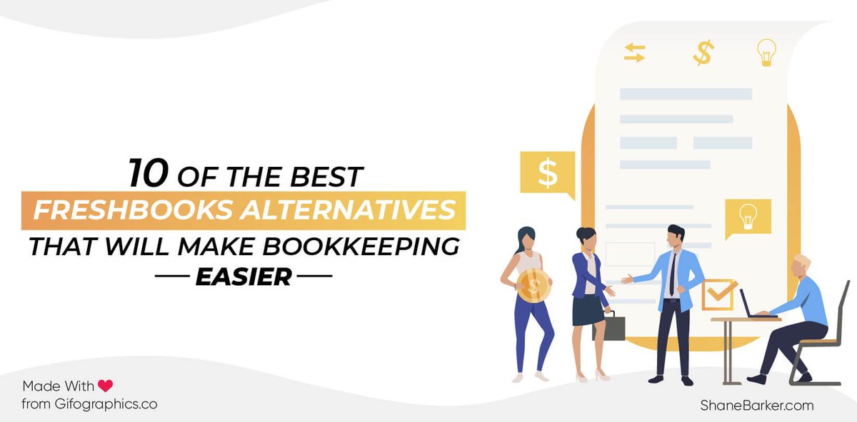 gpbush1's tweet photo. Are you still wasting time and money manually managing your accounts?

Read about 10 great #FreshBooks alternatives to automate your #bookkeeping.

https://t.co/aXpqxhYDZb via @shane_barker #accounting https://t.co/m41pce4KCu