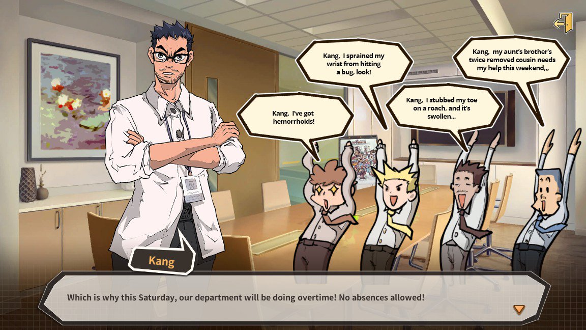 OfficeSimulator's tweet photo. Today is Saturday! Another day of hard work in the office - at least virtually, with Shanghai Office Simulator! No absences allowed! No excuses!

Play Shanghai Office Simulator now: https://t.co/womlKz3687  #Steam #IndieDev #IndieGame #ScreenshotSaturday https://t.co/WVw46ASxaL