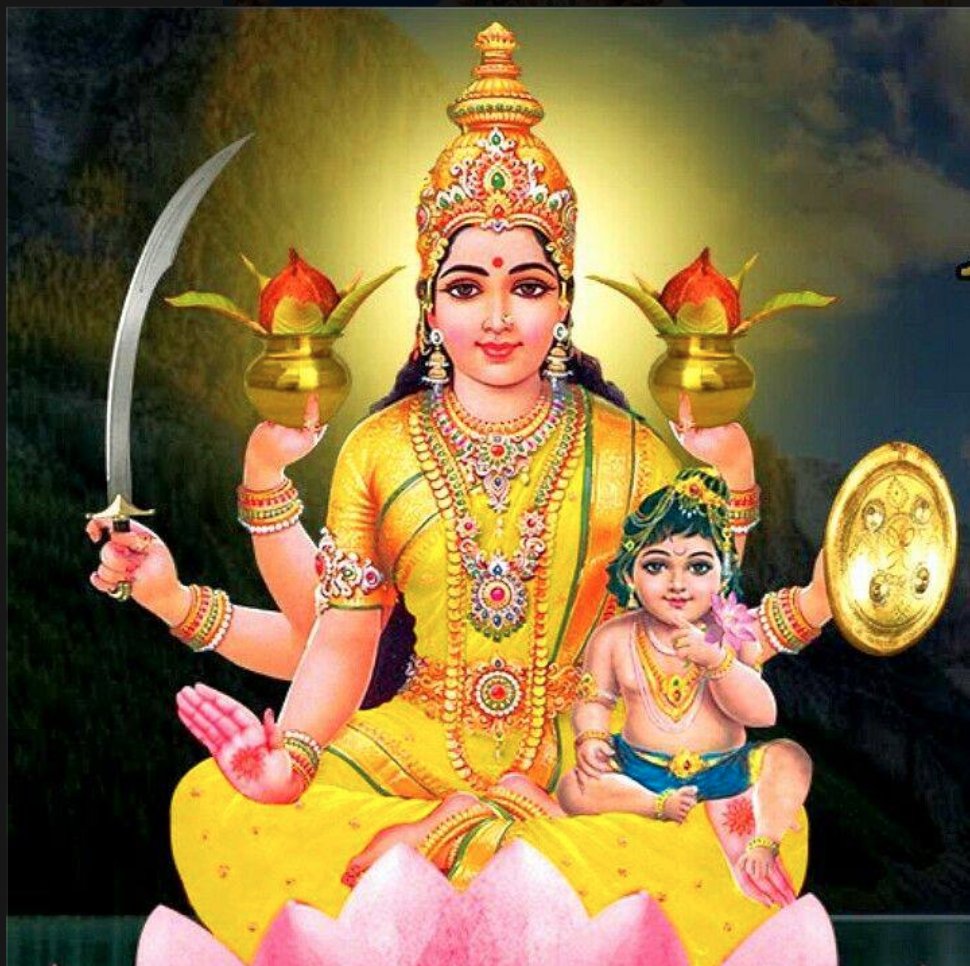 5. SantānalakṣmiGoddess of fertility, one who bestows health, nourishment and intelligence to children and protects them from diseasesPC: Google / FB