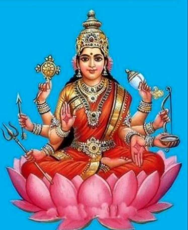 6. Vīralakṣmi / DhairyalakṣmiGoddess of courage and strengthPC: Google / FB