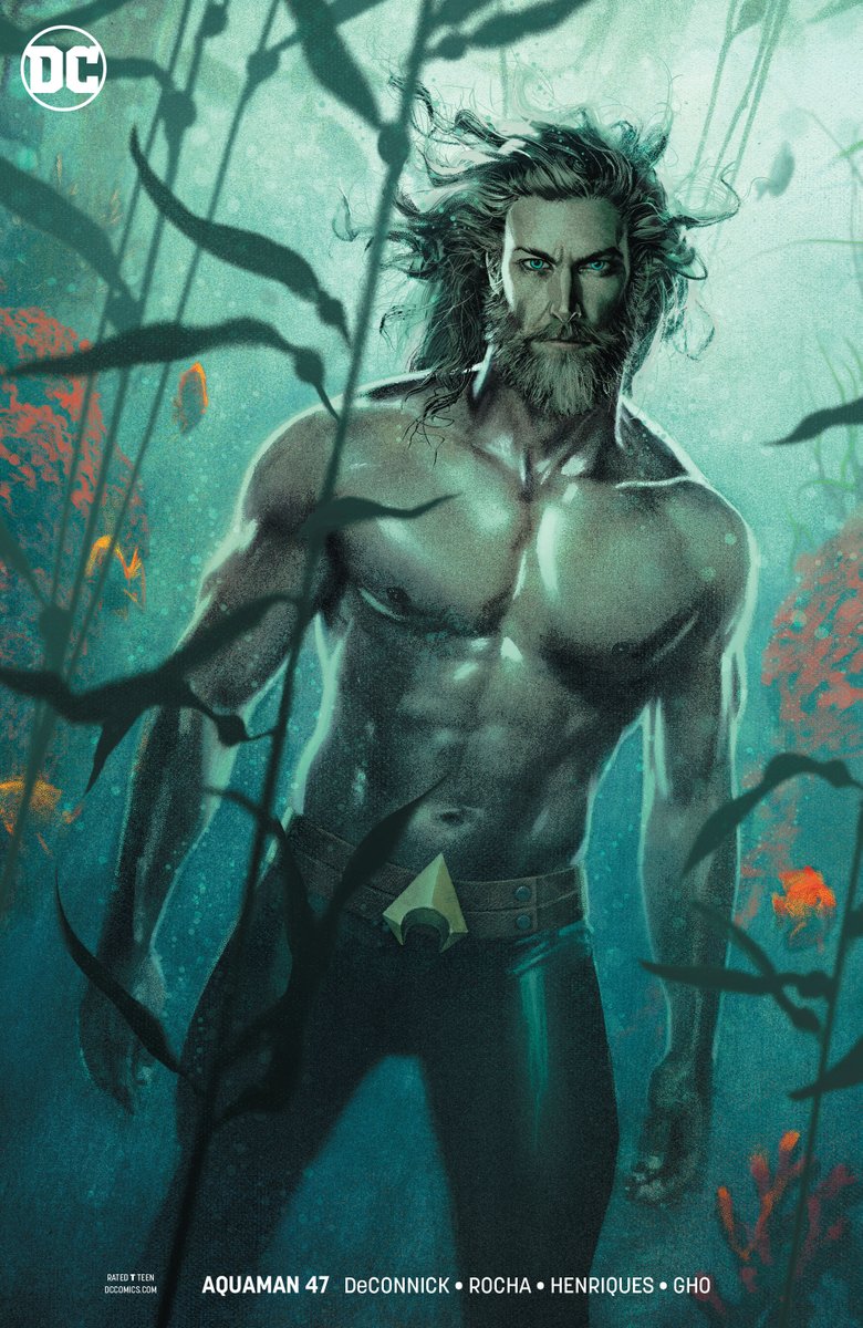 Kelly Sue DeConnick's run on Aquaman ends next week with a giant comic book finale. Here's the covers (AND VARIANTS) for your appreciation: