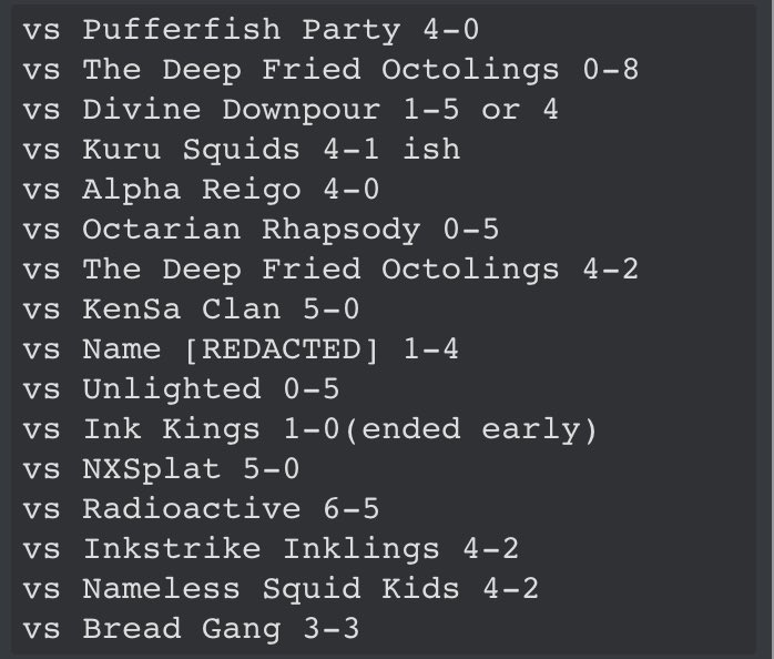 OmegaRush_Spl's tweet photo. Our scrim results from when we first came together to October 27th. We growing https://t.co/BI5Odvf78N