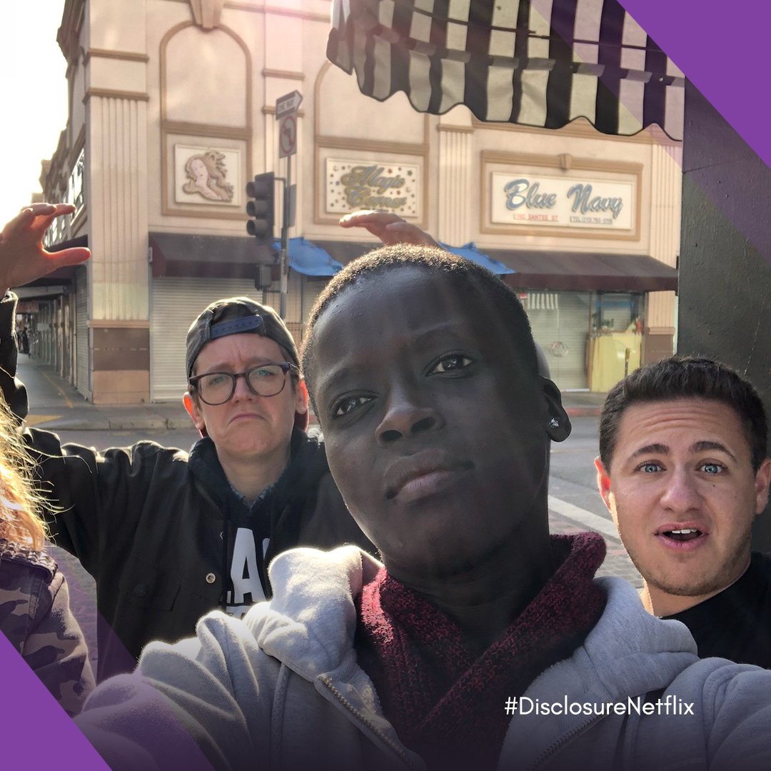 Disclosure_Doc's tweet photo. @glaad @Lavernecox @SamFederFilm @NetflixFilm @Most #DisclosureNetflix deliberately fostered an environment rich with inclusion, collaboration, and respect. Production Assistant @petey_gibson explains how those values influenced his next project.
#TransAwarenessWeek #DisclosureBTS w/ @glaad https://t.co/fLbOAtTiWX