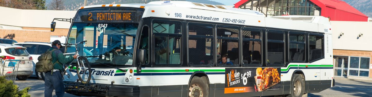 cityofpenticton's tweet photo. During the month of December, the public can enjoy free public transit on Saturdays in an effort to shop locally this upcoming holiday season. https://t.co/jW0vLk9qei