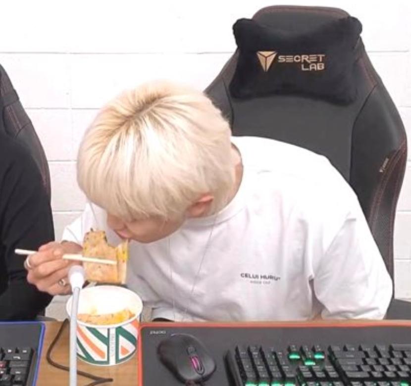 (\\  /)( • - •)/つ