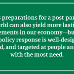 Image for the Tweet beginning: Targeted and proactive government spending