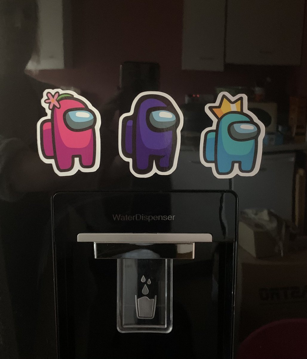 SarahMorton73's tweet photo. Among us laminated fridge magnets 
Approx 3 inches heigh these brightly coloured magnets are available in a set of 3 for £6 
Ideal stocking fillers Please in box us for more designs &amp; colours#amongus #amongusgame #fridgemagnets #handmade #thewillowtreecrafts #stockingfillers https://t.co/Mdha4SAmwx