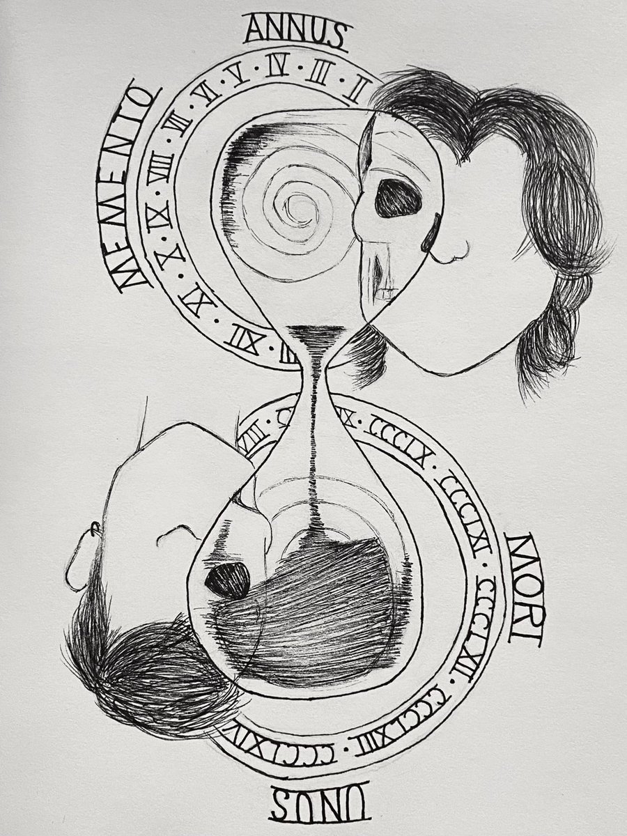 Jenn_Galm's tweet photo. To commemorate the final hours of Unus Annus... here is a sketch I made from my recent Inktober challenge. Thank you @UnusAnnus for this year! #UnusAnnusisoverparty https://t.co/FaSZWKfFki