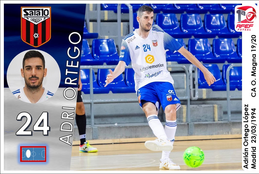 celebracionde99's tweet photo. #Cromo para un cierre asistente y goleador en la #Jor8 lo demostró 1 gol ⚽y 1 asistencia👟y bien que lo aprovecha @ADSala10 #CromoFutsal para @Ortego_10 ENHORABUENA 💪💪💪 #ILoveFutsal❤ @SomosFutsal https://t.co/J7zi9nZOPN