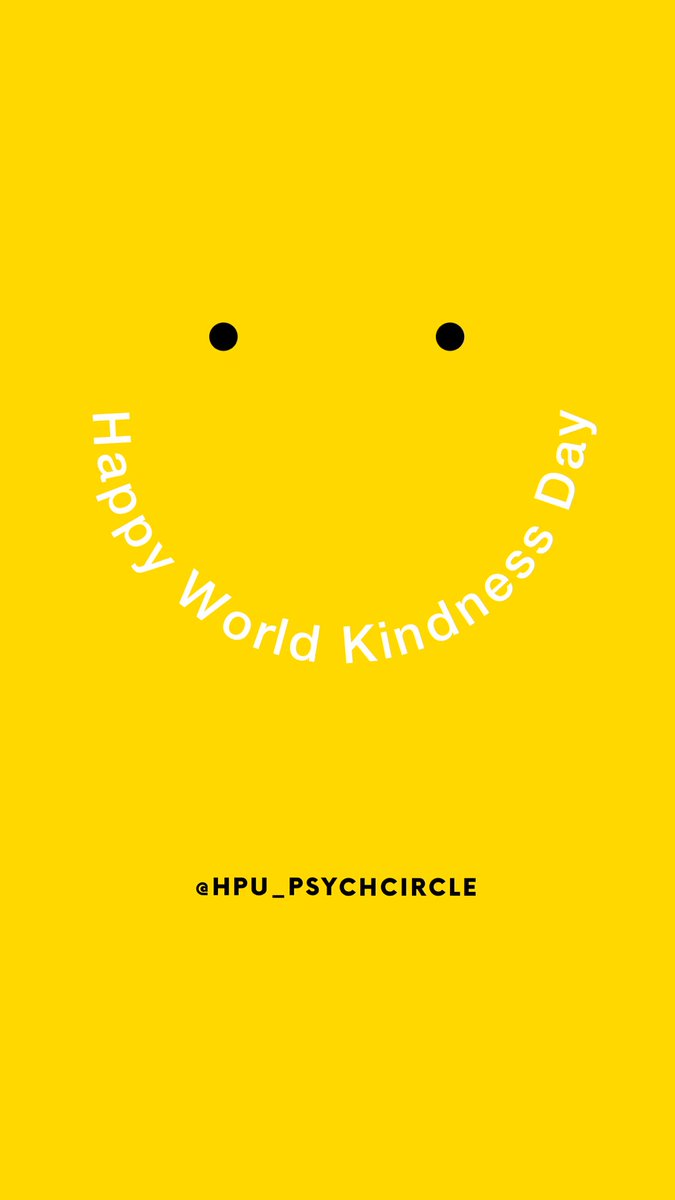 hpu_psychcircle's tweet photo. ☺ IT’S WORLD KINDNESS DAY! ☺️
&amp; it’s time for another GIVEAWAY! We want to continue to spread the kindness. We’ll be giving away TWO gift cards for you and for you to pay for someone else! Here are the rules: 

✨ tag THREE friends in the comments
✨ retweet this on your story! https://t.co/XcjiL7egpF