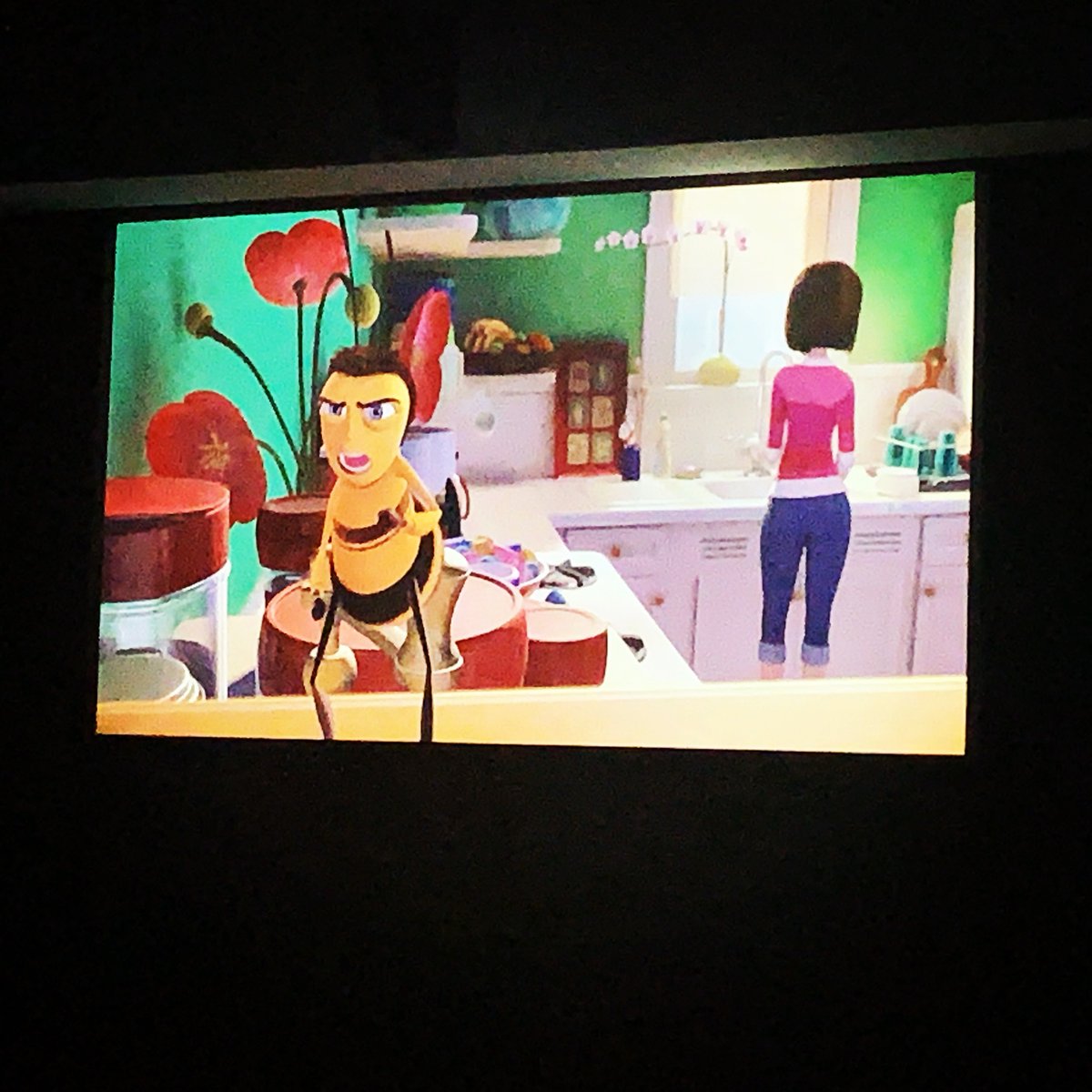 Drama Club movie afternoon watching the cinematic masterpiece, The Bee Movie. #yalikejazz