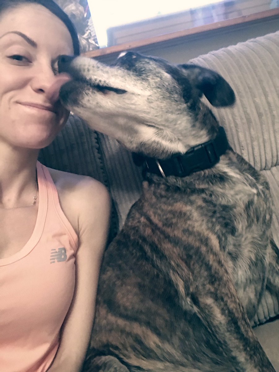 Amez_Running's tweet photo. We ran. It was fun. ❤️ #rescuedog #runningbuddy #run https://t.co/UwGLj8EdFS