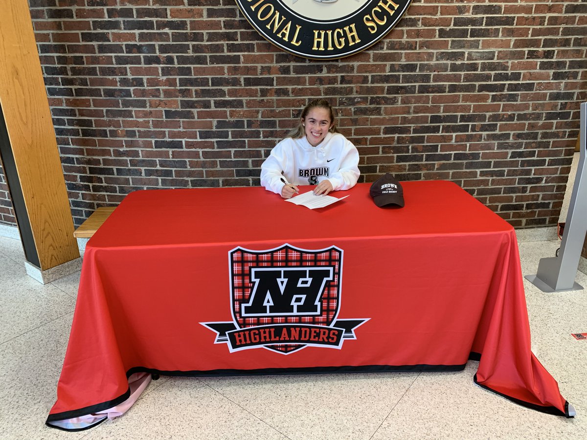 NH_Athletics's tweet photo. Congratulations to Mikayla Walsh who will be continuing her academic and field hockey career at Brown University. https://t.co/keox7TuPWs
