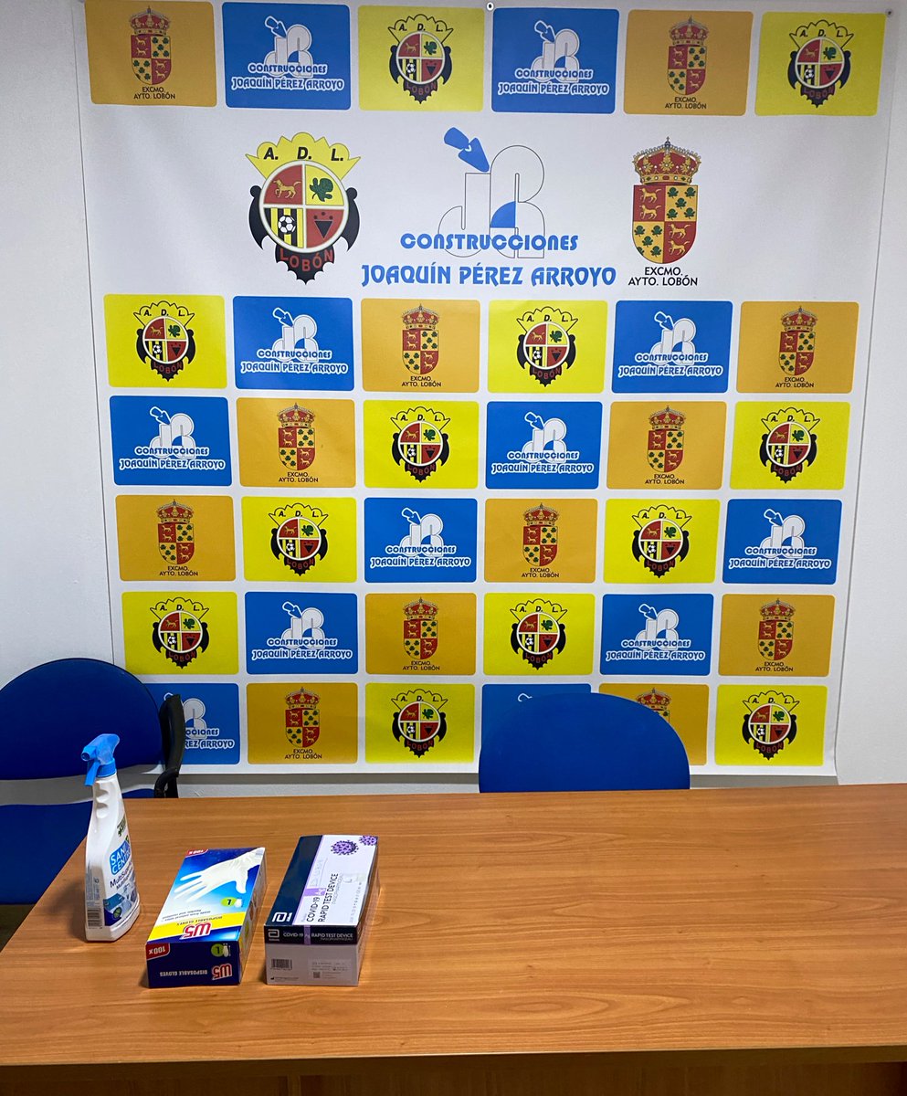 ADLobon's tweet photo. TEST | 

✅ Nuestros jugadores en el día de hoy,se han realizado los test antígenos para la detección del COVID-19.

👏 Todos los nuestros han dado resultado negativo.

👍 Muchas gracias a @afefutbol y @rfef para proporcionar los test y inyectarnos tranquilidad a todos.

#ADL https://t.co/HgqJouT5uj
