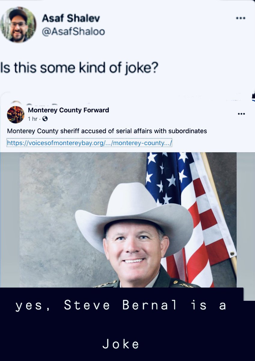 alllocalpolitic's tweet image. Steve Bernal is a chromosomal challenged merging of Tweets. 

A picture is worth a thousand words.

The silence from @mcweekly is deafening. Cannery Row on line one, their boy Steve is in deeper shit than allegedly screwing around with subordinates. 

#PowerDynamic. #Corruption