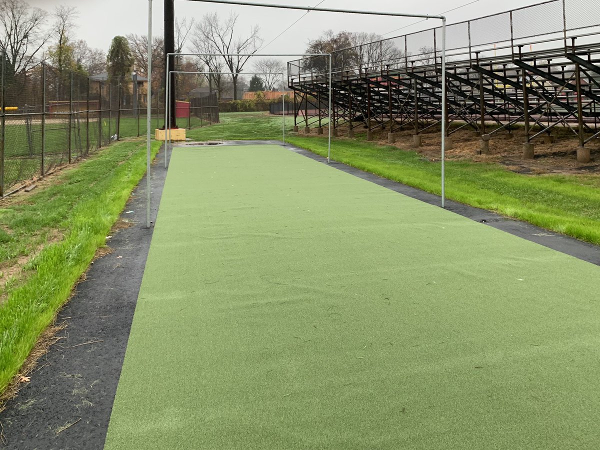 EHS_Softball1's tweet photo. The turf is down!! A few finishing touches and it’ll be ready to go🥎 https://t.co/pxOBUYin7U