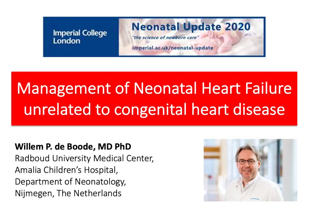 DrCBattersby's tweet photo. Have you watched this fantastic talk
@Willem_Pieter @NeonatalUpdate #NeonatalUpdate2020
Management of neonatal heart failure?
Looking forward to chairing discussions next Thursday 19th November
10.30 am & 18.30 UK time to suit our colleagues around the globe! Please join us! https://t.co/kexLMS9rxT