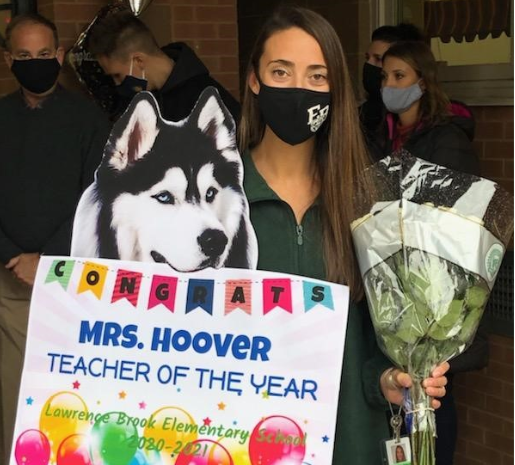 LB_Bears's tweet photo. We are excited to announce the LB Teacher of the Year is 
@Mrs_HooverEB! Mrs. Hoover is a 5th grade teacher, Student Council &amp; Garden Club Advisor and an active member of the school Climate and Safety Team. She is very deserving of this recognition--congratulations Mrs. Hoover! https://t.co/VTHQ2kR3Xv