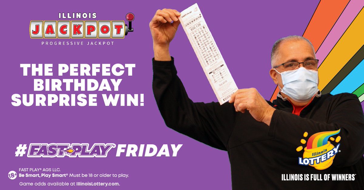 IllinoisLottery's tweet photo. A story about a birthday Fast Play® win is just what we need on this #fastplayfriday the 13th! Congrats (and happy belated b-day) to former Chicago firefighter, Roger, on taking home a smokin’ $1,000 playing Illinois Jackpot. https://t.co/fwhqE8fTQx
#illinoisisfullofwinners https://t.co/FPqcUW971Y