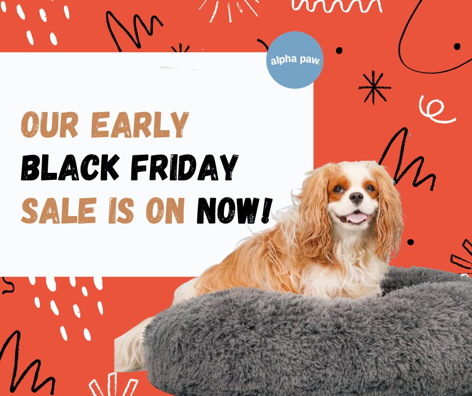 alpha_paw's tweet photo. Black Friday is even better when it's for your pups!
Get in on our sale here: https://t.co/7kM4t54qql
#blackfriday #sale #alphapaw #dogs #dogsoftwitter https://t.co/S25z8Wx961