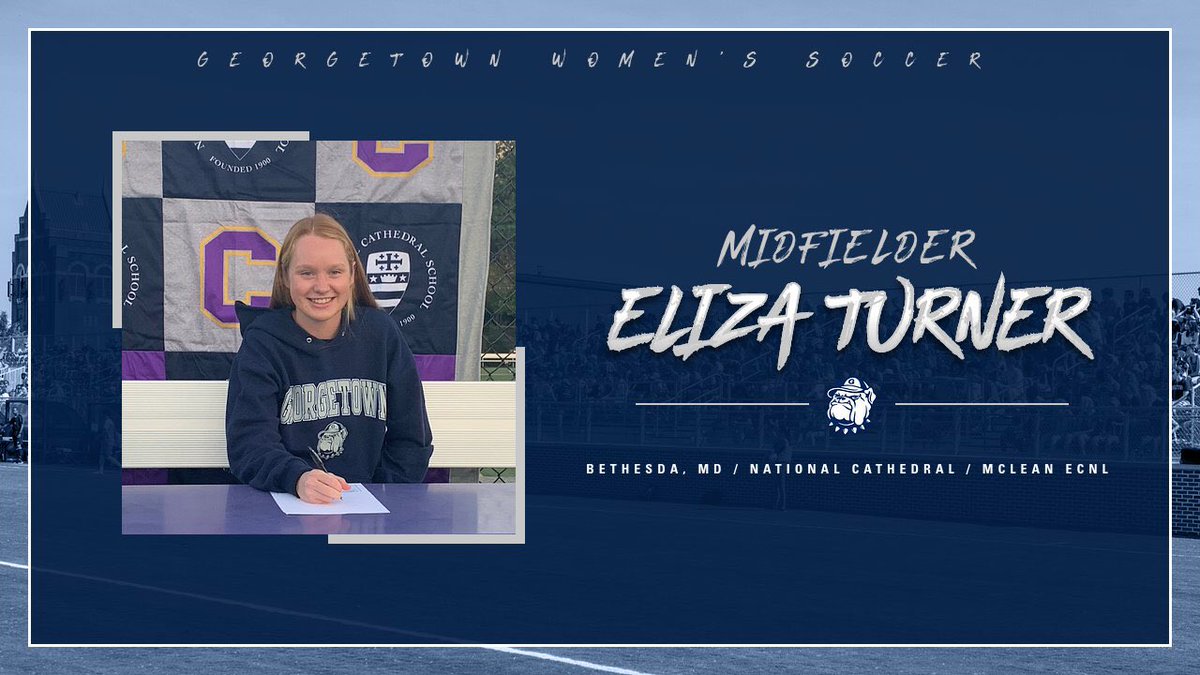 Last (but certainly not least) we introduce to you Eliza Turner! Welcome to the Hilltop, Eliza!

#HOYASAXA #NationalSigningDay