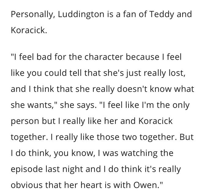 buckeybadger93's tweet photo. @camilluddington is a fan of Tom and Teddy so gross. Tom is a pig, manipulative, cocky, disgusting, arrogant. He gaslights and manipulates Teddy. I’m sorry, but no sweetie #GreysAnatomy https://t.co/FkytvHlfKk