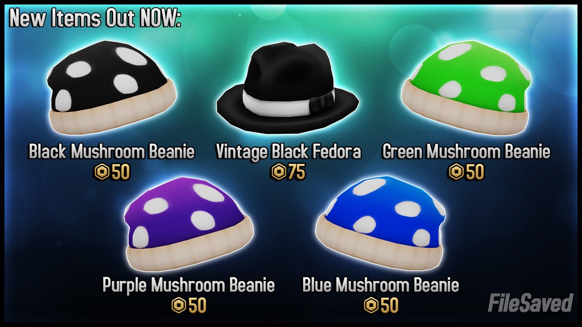 Fs On Twitter As Promised Here Are The Beanies And A Fedora Robloxugc Black Beanie Https T Co Ogpthowgzt Vintage Fedora Https T Co Eumfed885m Green Beanie Https T Co Wzwh5szdxu Purple Beanie Https T Co Jdxmmtdvrx Blue Beanie Https - blue fedora roblox