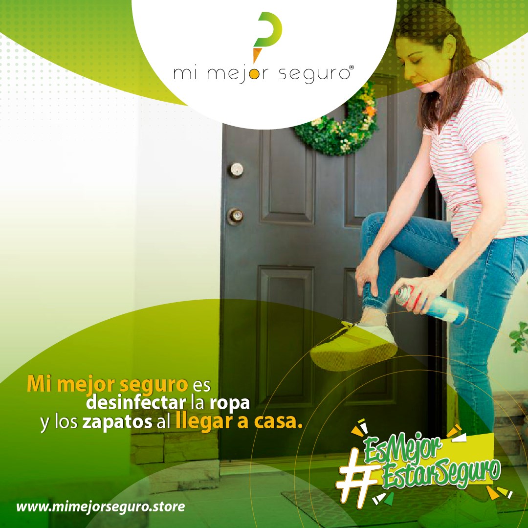 PrecemSeguros's tweet photo. Es responsabilidad de todos desinfectar las superficies que usamos a diario, la ropa y zapatos cuando regresamos a casa, no podemos confiarnos porque #EsMejorEstarSeguro
#MiMejorSeguro #Precem #Bogotá #Colombia #Covid #Coronavirus #Tips #QuédateEnCasa #Aislamiento #Pandemia https://t.co/XJHN0J8Pyb