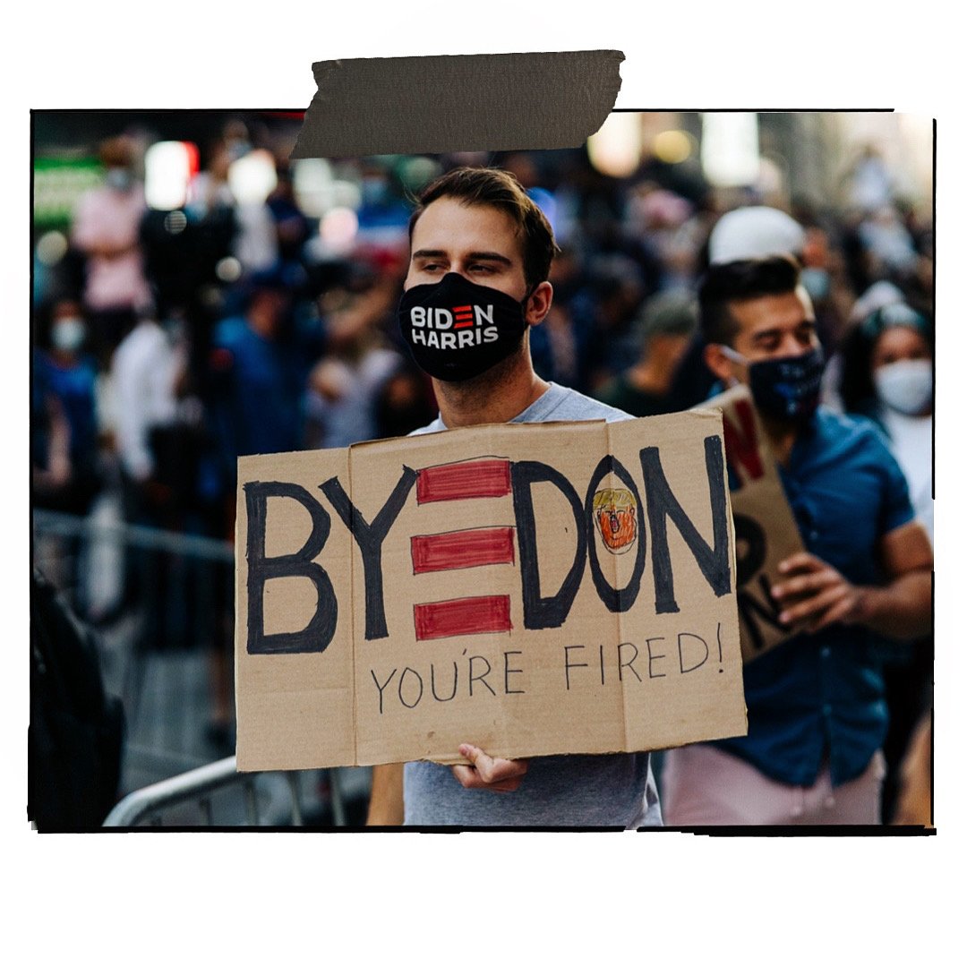 nycprotestcvrge's tweet image. Times Square. 11.07.20. Photo by J.
#nycprotestcoverage