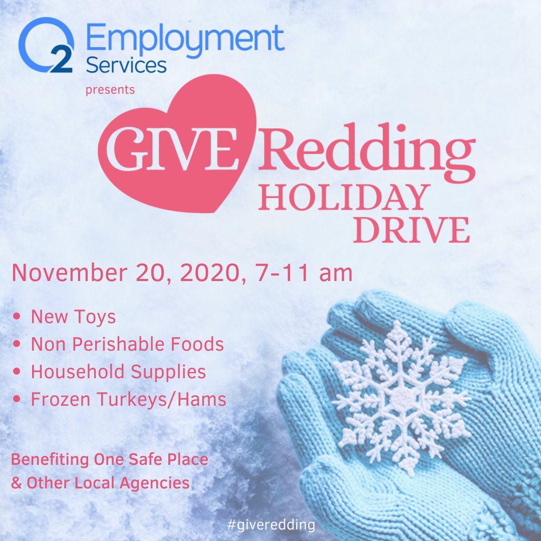 OSPshasta's tweet photo. O2 Employment Holiday Food Drive November 20th https://t.co/6IgIlVQBD7 https://t.co/qrhJR9JljN