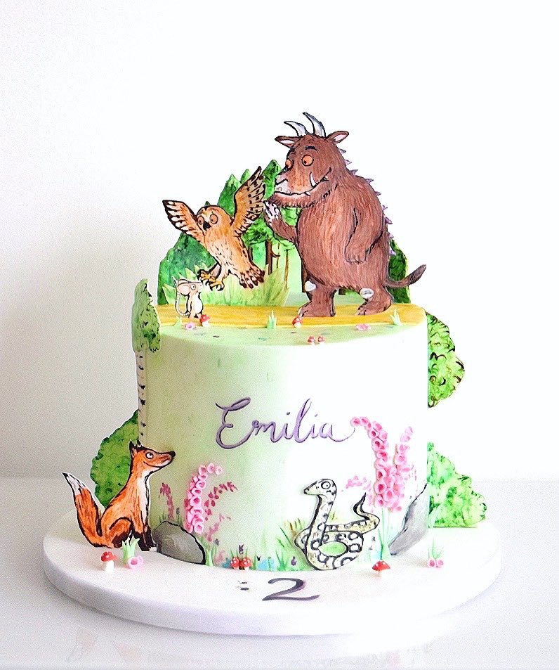 Wales_Cake's tweet photo. Gruffalo #gruffalocake #gruffalo 
@CakeStuffLtd https://t.co/prRiQsgaAi