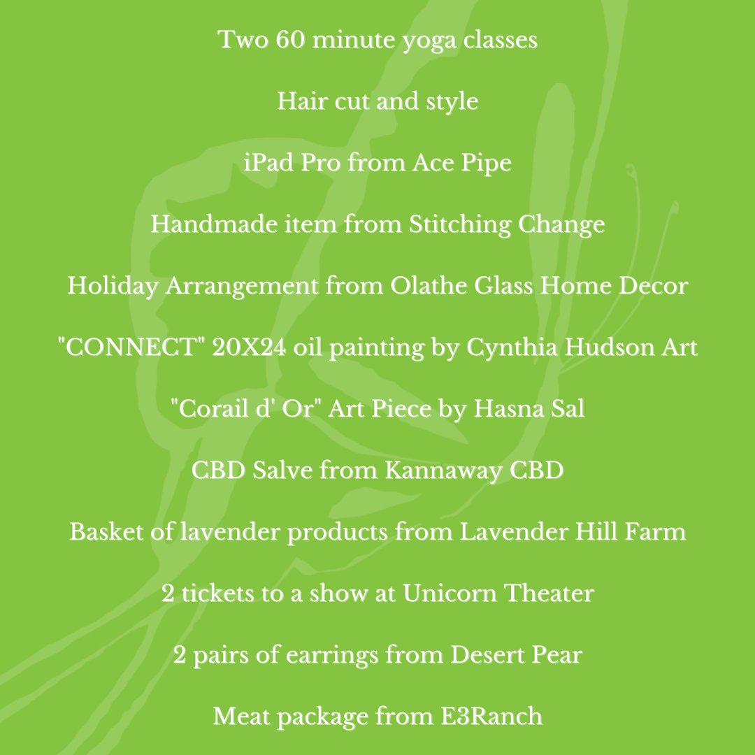 Check out our growing list of auction items for our annual celebration, In the Words of Survivors. Guests of the event will have access to the online auction to bid on these items and experiences from local businesses. Purchase your event tickets today at
veronicasvoice.org/inthewordsofsu….