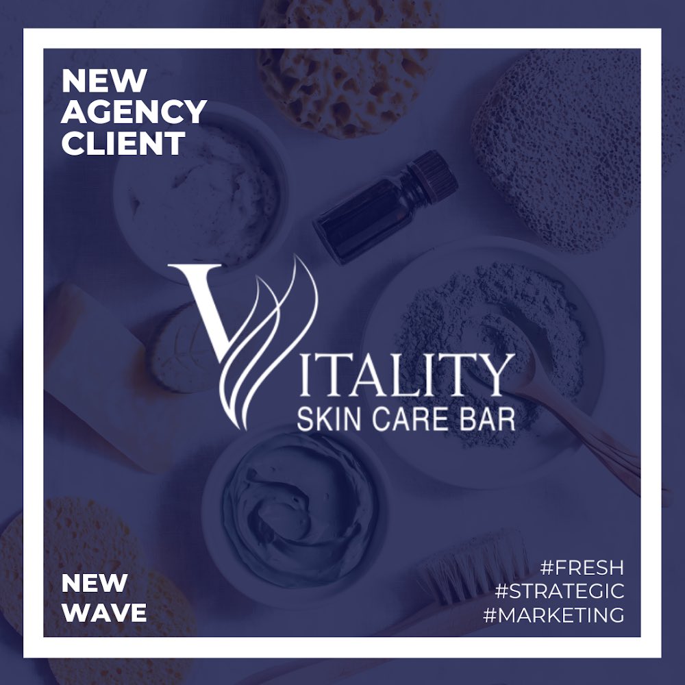 NewWave_SM's tweet photo. Friiyaayy! Excited to welcome Vitality Skin Care Bar as our newest Agency client! We have been hired to develop a comprehensive e-commerce website for them, showcasing their amazing products. #MadeByNW https://t.co/h2XQgBbF51