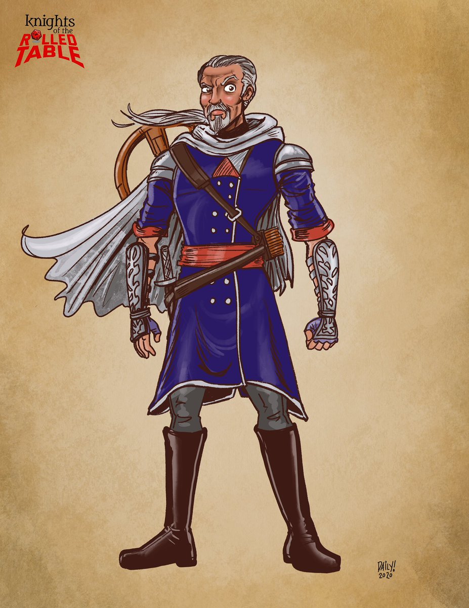 RolledTable's tweet photo. Arik Darkharbor, human Rogue and father to Jerik. Played by the super fun #animation legend, @TadStones. #dndpodcasts #DnDcharacter #dndart #dnd5e #rolledtable #rogue #humanRogue #dndcharacterart https://t.co/TXuKLLPBfW