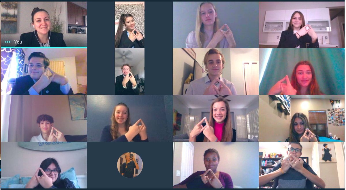 mary_kavan's tweet photo. Shoutout to these awesome @casteeldeca members for trying out the virtual DECA INNOVATE experience this week! Even though we couldn’t be in Seattle, we still made the most out of it and learned a lot! 🔷🙌🏻 @CTECUSD @ColtPrincipal https://t.co/qpU5Tc3HIL
