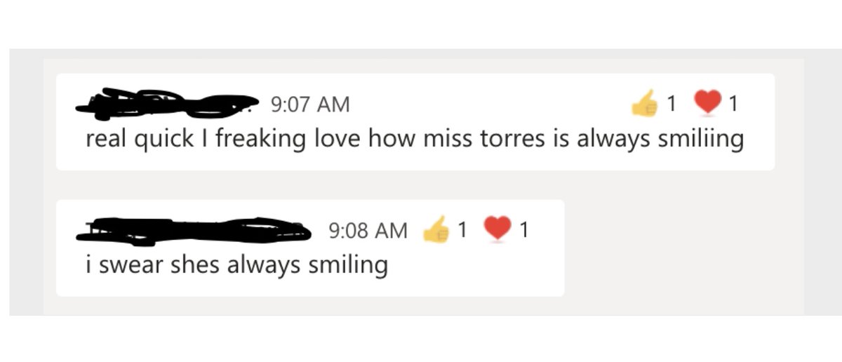 ThinksInNumbers's tweet image. As a preservice virtual secondary teacher during a pandemic, my number one goal is to cultivate joy in our time spent together. This chat compliment today was the validation I needed.