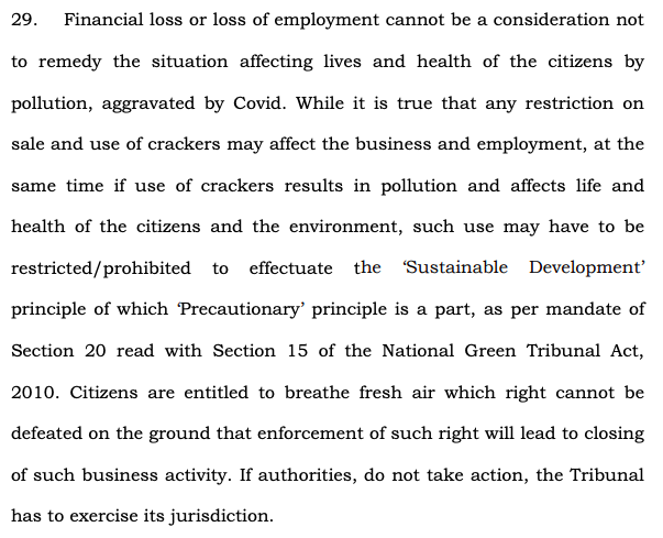 And the fun part? The whole judgement is based on assumptions that firecrackers will aggravate Wuhan Virus.2. You can't do business at the expense of lives.